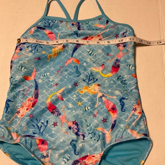NWT Wonder Nation Mermaid Bathing Suit One piece Size M - Picture 4 of 6